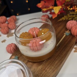 Layered Soy & Gel Wax Pumpkin Candle