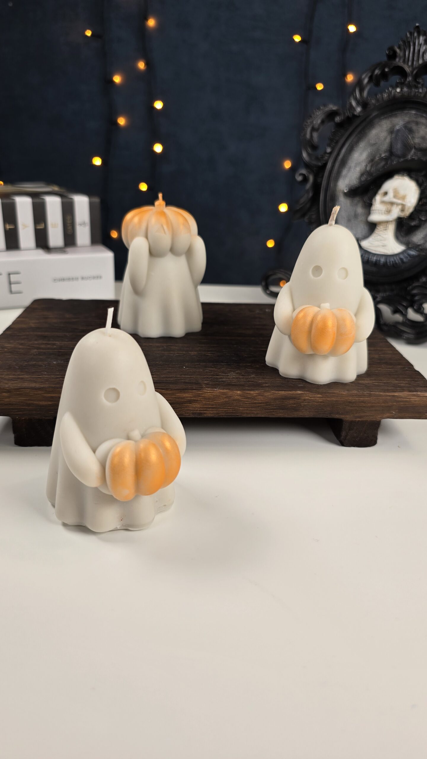 20250911_120738 Ghost Candle Set of 3
