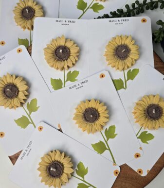 Tuscany Sunflower Candle Card