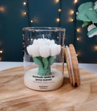 Amsterdam Tulip Candle in a Glass Jar